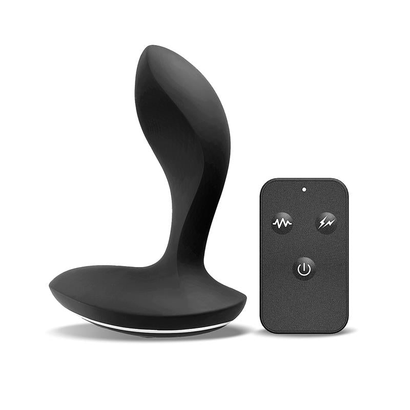 HERRULES PROSTATE MASSAGER WITH ELECTRIC SHOCK AND VIBRATION AND REMOTE CONTROL