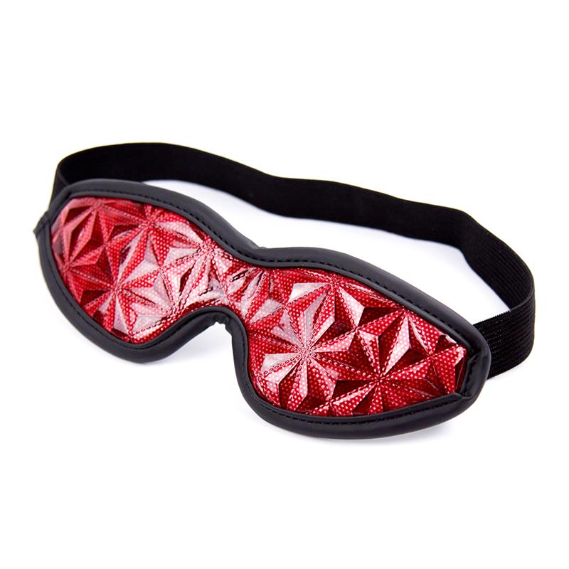 DIAMOND LINE BLINDFOLD DIAMOND VEGAN LEATHER