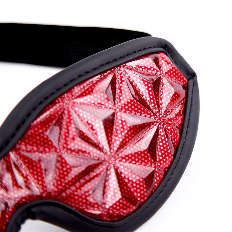 DIAMOND LINE BLINDFOLD DIAMOND VEGAN LEATHER