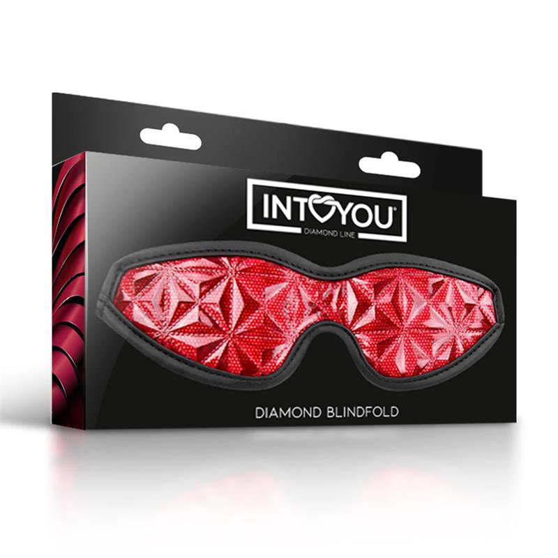 DIAMOND LINE BLINDFOLD DIAMOND VEGAN LEATHER